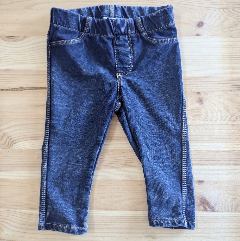 Tucker and Tate blue "denim" leggings